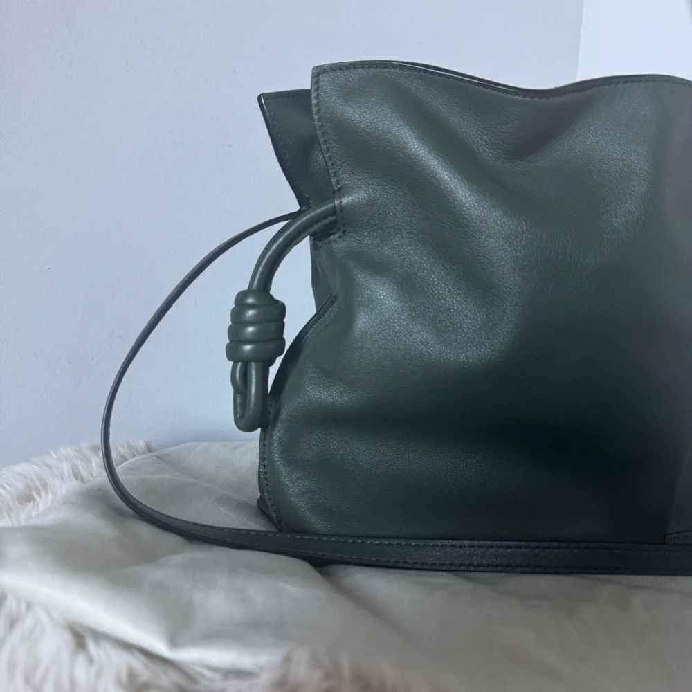 SOLD Loewe Flamenco, Green/ Vintage Khaki - Picture 12 of 14